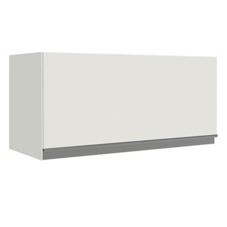 Armário de Cozinha Aéreo 70 cm 1 Porta Basculante Branco Glamy Madesa