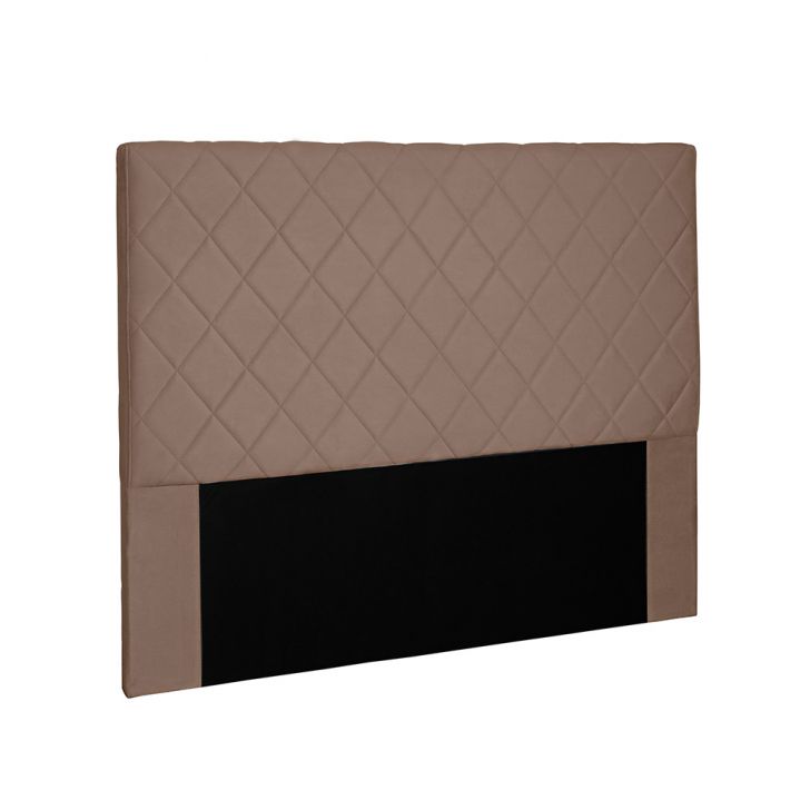 Cabeceira Dubai Para Cama Box Casal 140 cm Suede Caramelo - D'Rossi