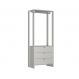 Guarda-Roupa Closet Modulado Yes 3 Gavetas Branco