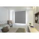 Persiana Romana (1,60Lar. x 2,00Alt.) Tecido Blackout Cinza