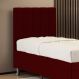 Cabeceira Nashira 90 para Cama de Solteiro Z-002 Sued Bordô Aradecor