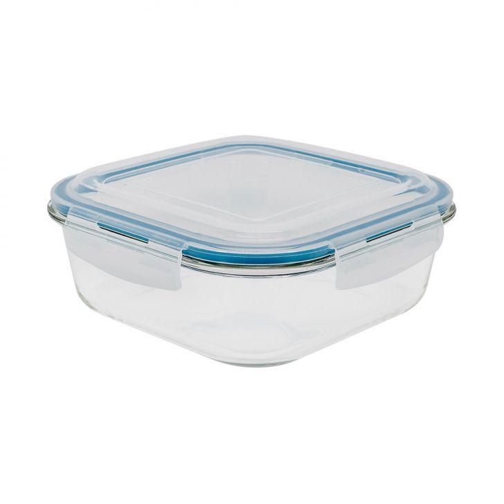 Pote de Vidro com Tampa Transparente Oikos 2,2L Natural