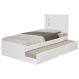 Bicama Com Cama Auxiliar Bibox Solteiro Diversas Cores - Branco