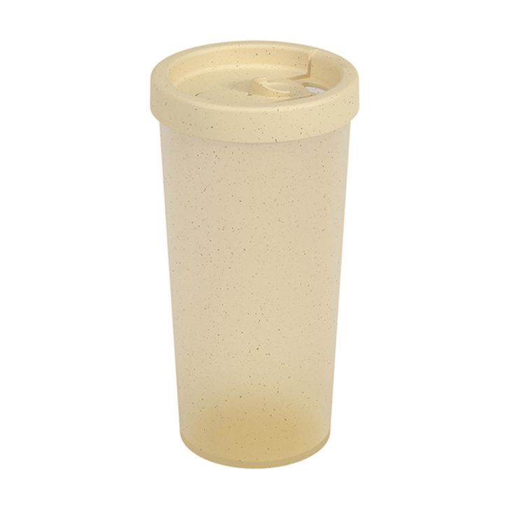 Copo com Tampa Nutri 500ml Bege
