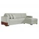 Image of Sofá 4 Lugares Bretanha com Chaise Direito Linho Cinza MD260UP80MDRMOB