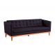 Image of Sofá 3 Lugares Expert Revestimento Sintético Preto MO895UP80JLVMOB