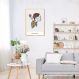 Quadro Drawn Mulher Forte 100x70 Caixa Marfim