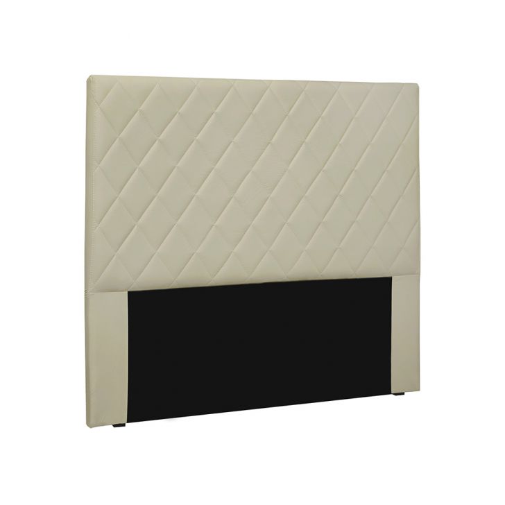 Cabeceira Dubai Para Cama Box Casal 140 cm Corino Bege - D'Rossi