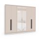 Image of Guarda-Roupa Casal com Espelho Valência 6 Portas 4 Gavetas Branco e Creme MO895CL80ORJMOB