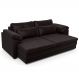 Sofá Retrátil Para Sala de Estar 3 Lugares 250cm Riza S03 Couro Vinho - Lyam Decor