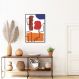Quadro Contemporaneo Bohemian Lines 100x70 Filete Preto