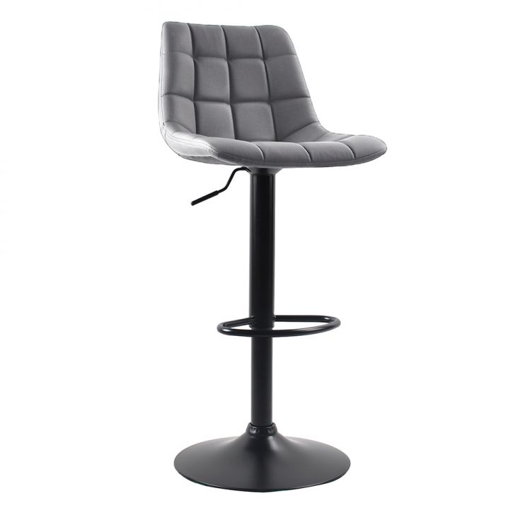 Banqueta Giratória Kinney Cinza