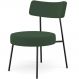 Poltrona Decorativa Para Sala De Estar Base Fixa Londres L02 Suede Verde Musgo - Lyam