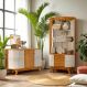 Conjunto Lucca c/ Cristaleira Lyon Cinamomo/Off-White