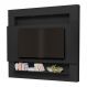 Painel Home Suspenso Riviera Ripado Preto para TV até 75” - Móveis Luapa