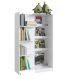Estante c/ Gabinete Oculto Lock Branco - Art In Móveis