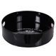 Bandeja Redonda Classic Black 25x7 Aço Galvanizado
