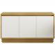 Balcao Buffet 3 Portas 160 cm BB2610 Natural Off White Tecno Mobili