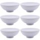 Conjunto 6 Bowls de Melamina Brancos 400ml Cumbuquinhas Tige