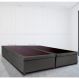 Base Box Baú Bipartido Queen 158x198x46cm Luana Multimóveis CR35382 Cinza