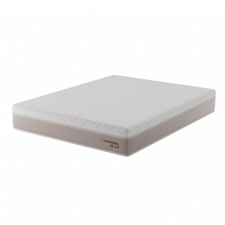 Colchão King Soft Gold Molas Ensacadas (28x193x203) Bege