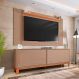 Rack com Painel Extensível até 65 Polegadas Mondrian 2 Portas Capuccino e Freijó