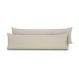Kit 2 Fronhas para Travesseiro de Corpo Slim 1,50cm x 50cm - Bege
