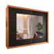 Image of Guarda-Roupa Casal com Espelho Carmen Flex 2 Portas 6 Gavetas Freijó e Preto MO895CL70JIRMOB