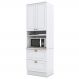 Torre Quente 2 Portas 2 Gav 72 cm C350 Americana Branco Calcare Henn