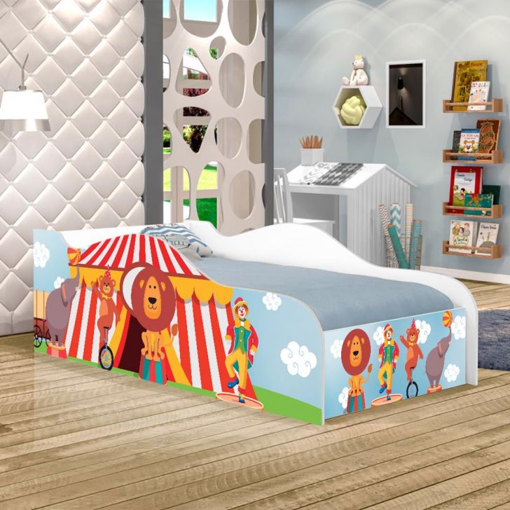 Mini Cama Fun Circo Infantil Com Colchão