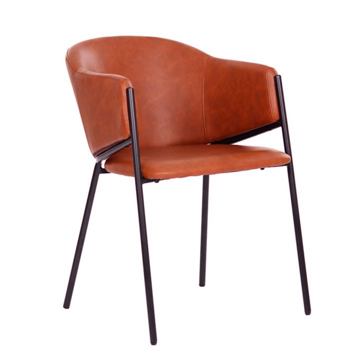 Cadeira Elie Poliuretano Terracota