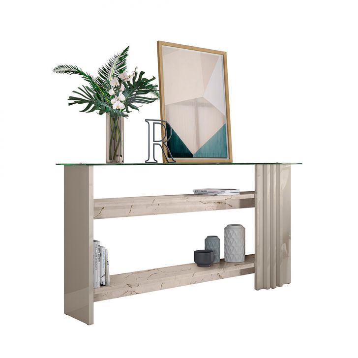 Aparador Frizz Off White e Calacata