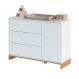Cômoda Cubo 1 Porta 3 Gavetas Branca