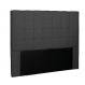 Cabeceira King Verona Suede Preta