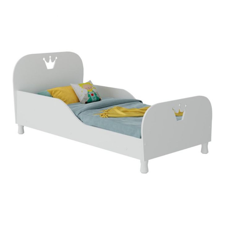 Cama Infantil para colchão 70x150cm 100% MDF Majestade Multimóveis BB2321 Branco