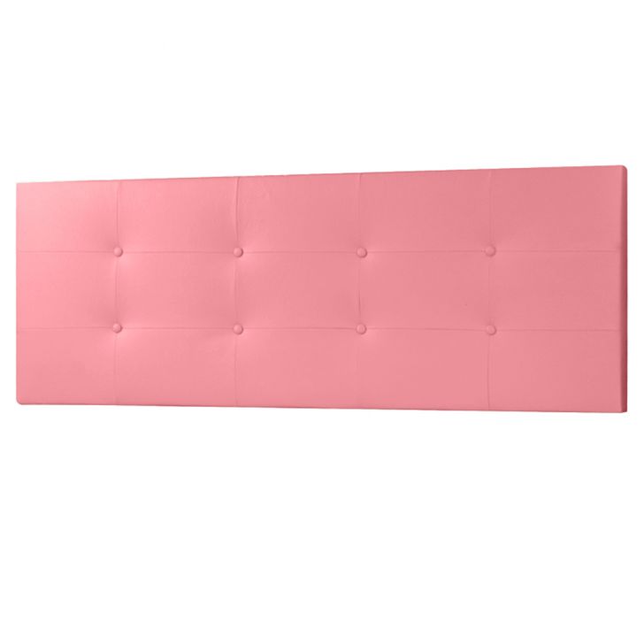 Cabeceira Painel King 1,95m Berlim Suede Rosa - Pallazio