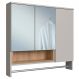Espelheira Com Toalheiro 3 Portas 80 cm ES9002 Mell Arenas FAEM