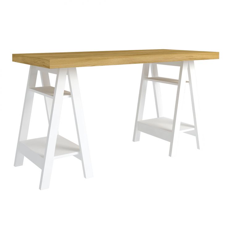 Escrivaninha Art II Olmo e Branca