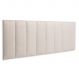 Cabeceira Queen Estofada Para Cama Box Kit 8 Placas Adesivas - Modelo Reta Suede Off White