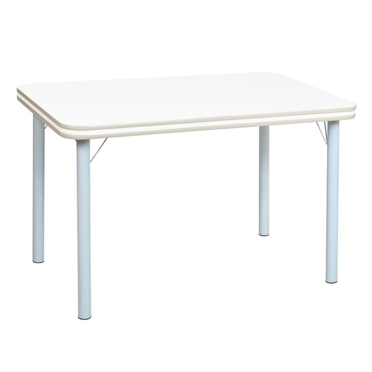 Mesa de Jantar Retangular Carla Branca 120 cm