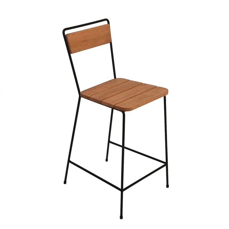 Banqueta Porto Natural e Preta