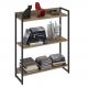 Estante Livreiro Multiuso Dynamica Industrial 80cm 3 Prateleiras C08 Carvalho - Mpozenato