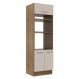 Torre Quente Armário de Cozinha 70 cm 3 Portas Rustic/Crema Agata Madesa