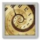 Quadro Decorativo - Relógio - 22cm x 22cm - 009qnvab