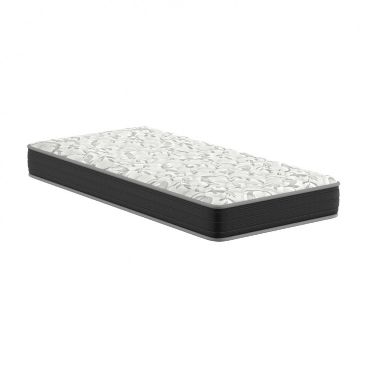 Colchão Solteiro Hortensia D33 (20x88x188) Preto E Branco