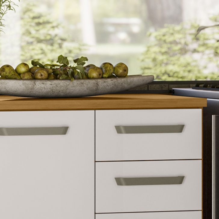 Tampo Para Balcão de Cozinha 120cm MDP Rita Freijó Z44      - Mpozenato
