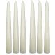 Conjunto 9 Vela Natalina Decoração Branca Para Castiçal 21cm