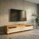 Rack para TV até 65 Polegadas Andorra com LED 2 GV Cedro e Off White