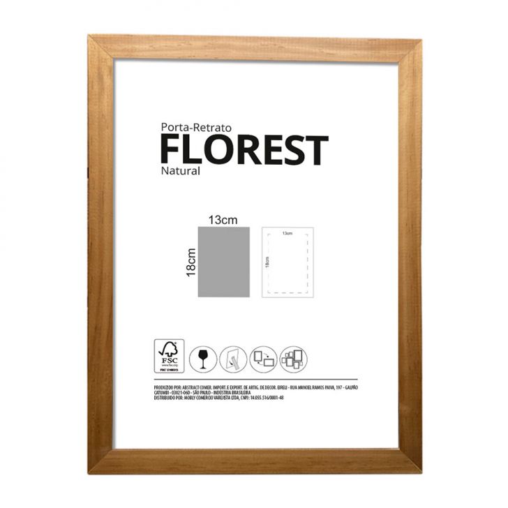 Porta-Retrato 13x18 Florest Natural