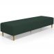 Puff Decorativo Sala de Estar Bali W01 Pés Palito 170x60cm Suede Verde Musgo - Lyam Decor